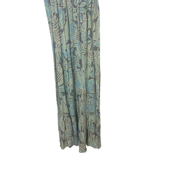 Sincerely Jules Women's Size Small Blue Grey Green Floral Maxi Dress - Picture 3 of 9